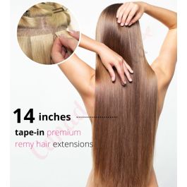 14 inch tape in hair extensions Remy Hair 14 inch