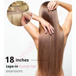 Tape in hair extensions 18 top