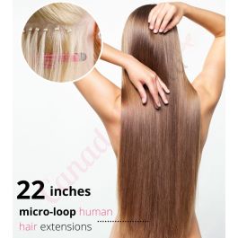 Hair extensions rings top