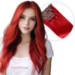 Human hair extensions wavy top