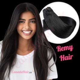 Jet Black 1 SEW IN HAIR WEFT 100 real hair premium remy hair