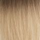 18 inch Clip-ins Remy Human Hair Rooted Dark Blonde to Light Ash Blonde #06T9A 100g