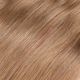 22 inch Wavy Clip-ins Thick Remy Human Hair Honey Brown #12 155g