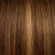 18 inch Clip-ins Remy Human Hair Medium Brown to Ash Blonde Blend #B6 6T10A 100g