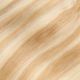 22 inch Wavy Clip-ins Thick Remy Human Hair Strawberry Blonde & Bleach Blonde #27/613 155g