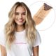 Rooted Honey Blonde Highlights #4t12/613 Clip-ins Human Hair