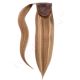 Chestnut Brown Balayage #6t6/18 Ponytail Human Hair