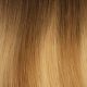 18 inch Clip-ins Remy Human Hair Medium Brown to Light Natural Blonde Blend #B6T7 20 100g