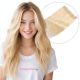 Bleach Blonde #613 Invisible Wire Human Hair