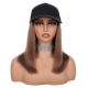 Chestnut Brown #6 Wig Hat - Human Hair [FINAL SALE]
