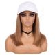 Light Brown #8 Wig Hat - Human Hair [FINAL SALE]
