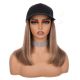 Ombre Balayage Wig Hat - Human Hair [FINAL SALE]