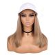 Chestnut Brown Balayage #6t6/18 Wig Hat - Human Hair [FINAL SALE]