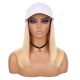Ombre Light Blonde Wig Hat - Human Hair [FINAL SALE]