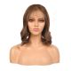 Charlotte - Short Brunette Remy Human Hair Wig 14 Inches Bob Wig With Bangs