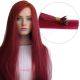 Burgundy Nano-Rings Human Hair