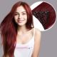 Burgundy Clip-ins Synthetic Hair [FINAL SALE]