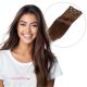 Brown #4 Clip-ins Human Hair