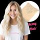 Bleach Blonde #613 Clip-ins Remy Hair