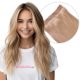 Sandy Blonde Clip-in Volumizer - Human Hair