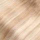 22 inch Wavy Clip-ins Remy Human Hair Dark Blonde Balayage 115g