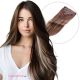 Dark Brown & Blonde Balayage Clip-ins Human Hair