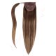 Dark Brown & Blonde Balayage Ponytail Human Hair