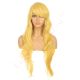 DM1611032-v4 Yellow Blonde Extra Long Synthetic Hair Wig with Bangs [FINAL SALE]