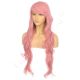 DM1611033-v4 Pastel Pink Extra Long Synthetic Hair Wig with Bangs [FINAL SALE]