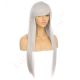 DM1611055-v4 Grey Extra Long Synthetic Hair Wig with Bangs [FINAL SALE]