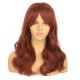 DM1810908-v4 Auburn Brown Long Synthetic Hair Wig with Bangs [FINAL SALE]