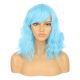 DM1810924-v4 Electric Blue Short Synthetic Hair Wig with Bangs [FINAL SALE]