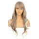 DM2031307-v4 Dark Ash Blonde Long Synthetic Hair Wig with Bangs [FINAL SALE]