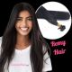 Jet Black #1 Fusion Remy Hair