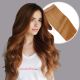 Honey Brown #12 Invisible Wire  Extensions - Synthetic Hair [FINAL SALE]
