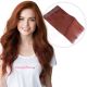 Dark Auburn #33 Invisible Wire Human Hair