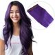 Purple Invisible Wire Human Hair