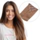 Light Brown #8 Clip-ins Human Hair
