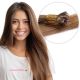 Light Brown #8 Fusion Human Hair