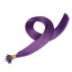 18 inch Nano-Rings Extensions Purple Human Hair 20g