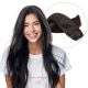 Black/Brown #1b Sew-ins Human Hair