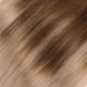 18 inch Wavy Clip-ins Remy Human Hair Ombre Blonde 100g