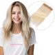 Ombre Ash Blonde Invisible Wire Extensions - Human Hair