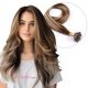 Ombre Balayage Micro-loops Human Hair