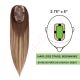 Ombre Balayage Hair Topper For Thinning Hair Part (Size: 2.75 inch x 5 inch) Remy Human Hair 