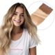 Ombre Blonde Invisible Wire Extensions - Human Hair 