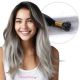 Ombre Gray Fusion Human Hair