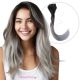 Ombre Grey Sew-ins Human Hair