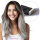 Ombre Grey Tape-ins Human Hair