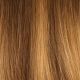 18 inch Clip-ins Remy Human Hair Medium Brown to Ash Blonde Blend #P6 10A 100g